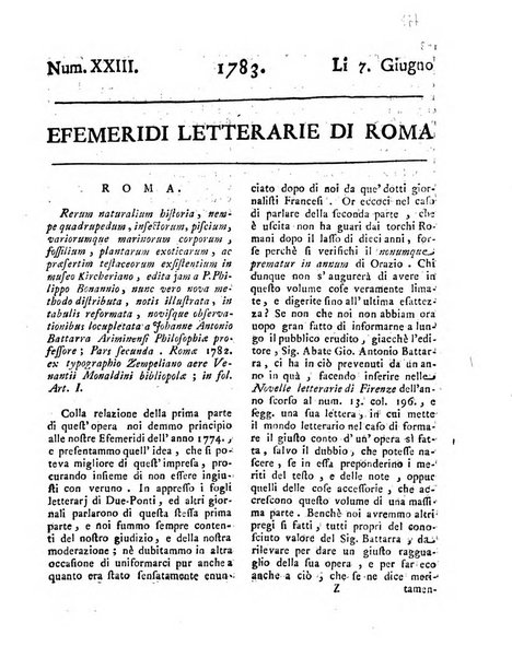 Efemeridi letterarie di Roma