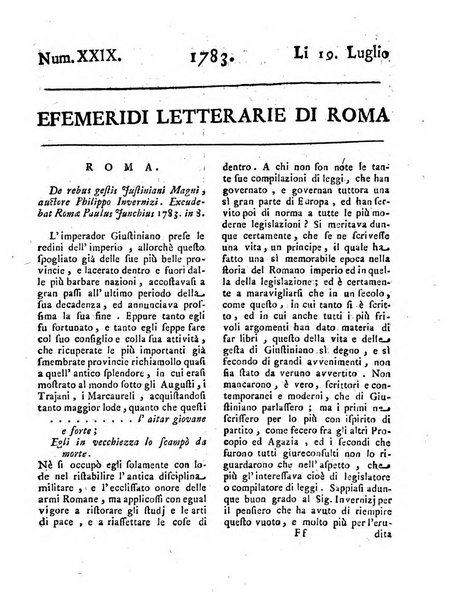 Efemeridi letterarie di Roma