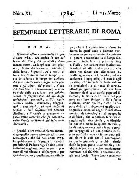 Efemeridi letterarie di Roma