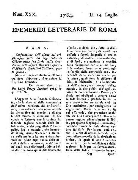 Efemeridi letterarie di Roma