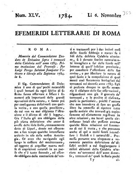 Efemeridi letterarie di Roma