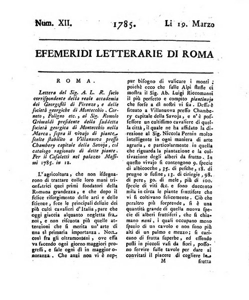 Efemeridi letterarie di Roma