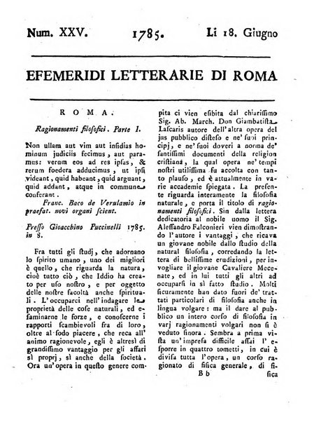 Efemeridi letterarie di Roma