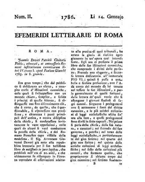 Efemeridi letterarie di Roma