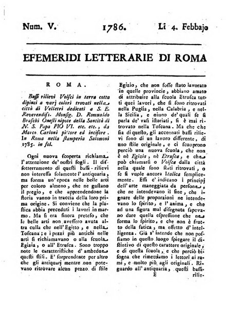 Efemeridi letterarie di Roma