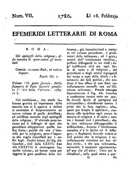 Efemeridi letterarie di Roma