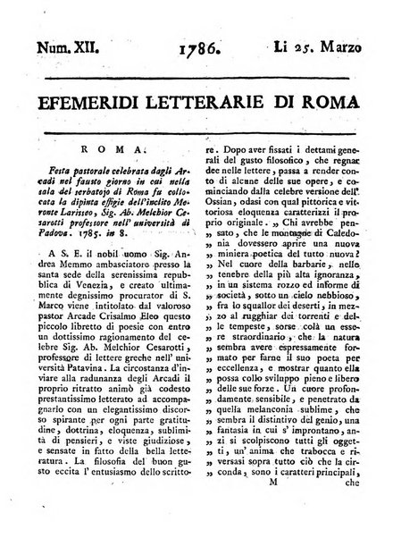 Efemeridi letterarie di Roma