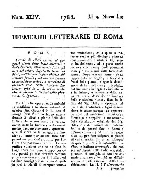 Efemeridi letterarie di Roma