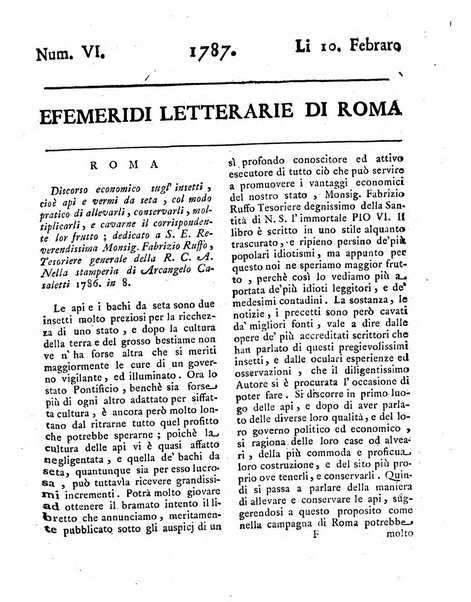 Efemeridi letterarie di Roma