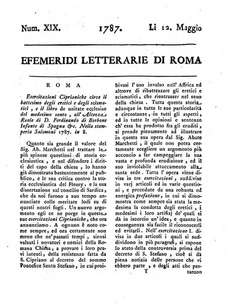 Efemeridi letterarie di Roma