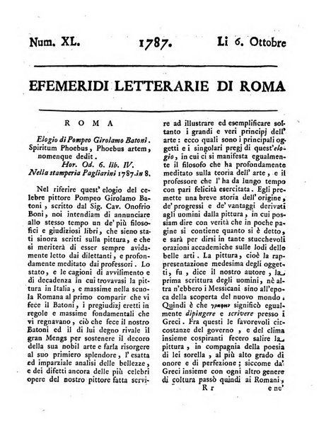 Efemeridi letterarie di Roma