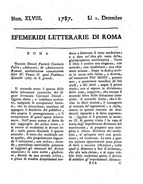 Efemeridi letterarie di Roma