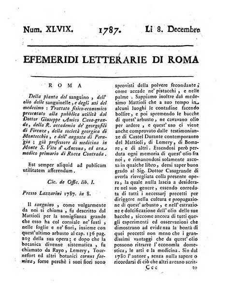 Efemeridi letterarie di Roma