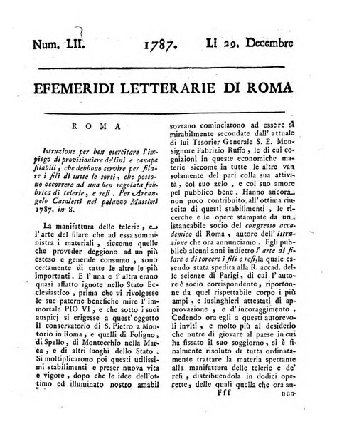 Efemeridi letterarie di Roma