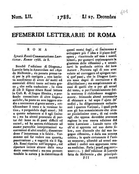 Efemeridi letterarie di Roma