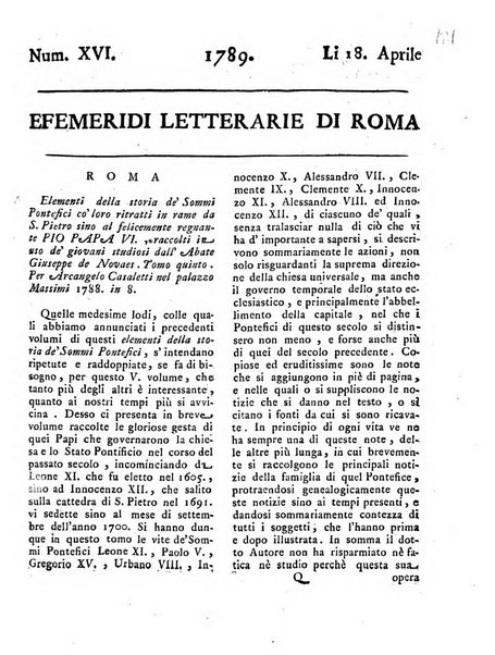 Efemeridi letterarie di Roma