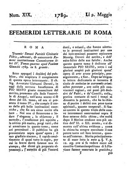 Efemeridi letterarie di Roma