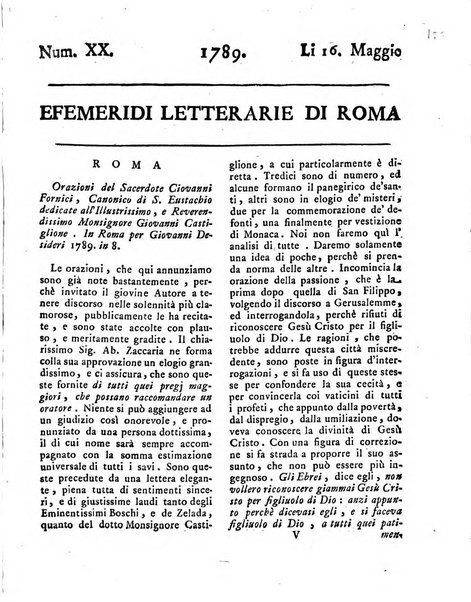 Efemeridi letterarie di Roma