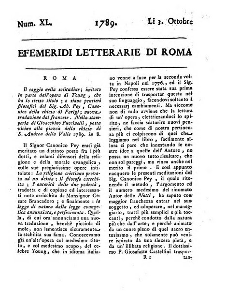 Efemeridi letterarie di Roma