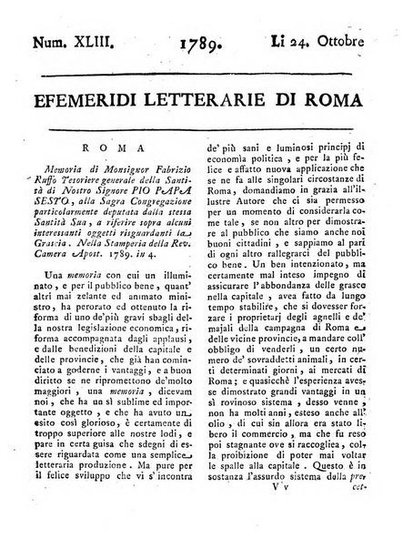 Efemeridi letterarie di Roma