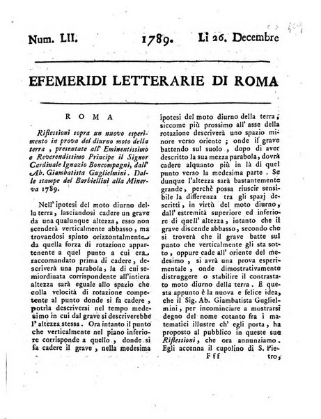 Efemeridi letterarie di Roma