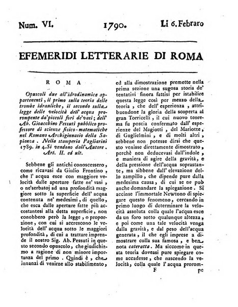 Efemeridi letterarie di Roma