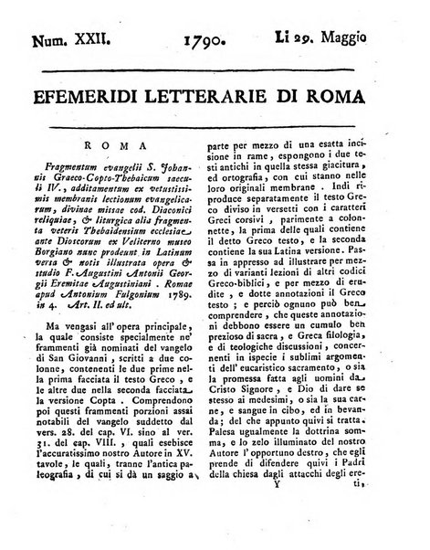 Efemeridi letterarie di Roma