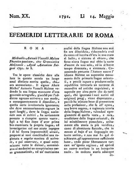 Efemeridi letterarie di Roma