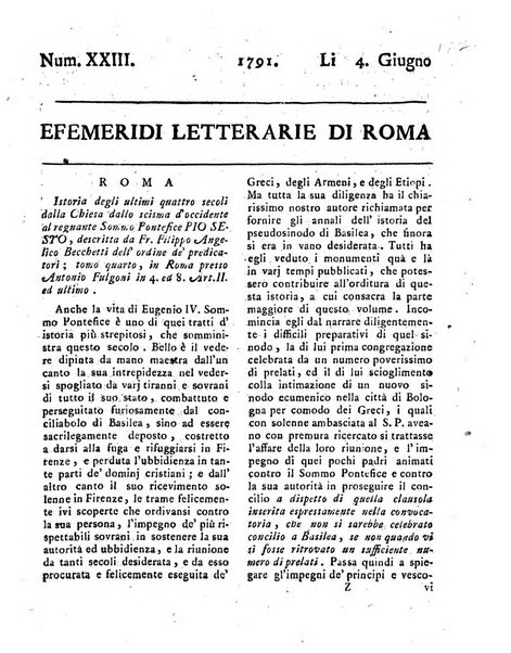 Efemeridi letterarie di Roma