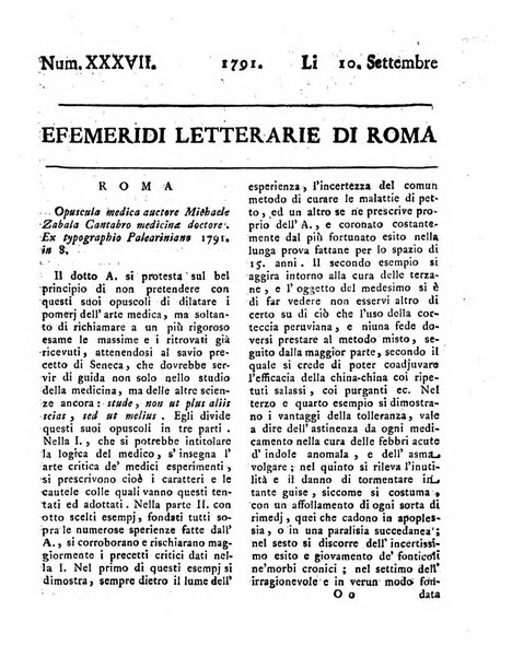 Efemeridi letterarie di Roma