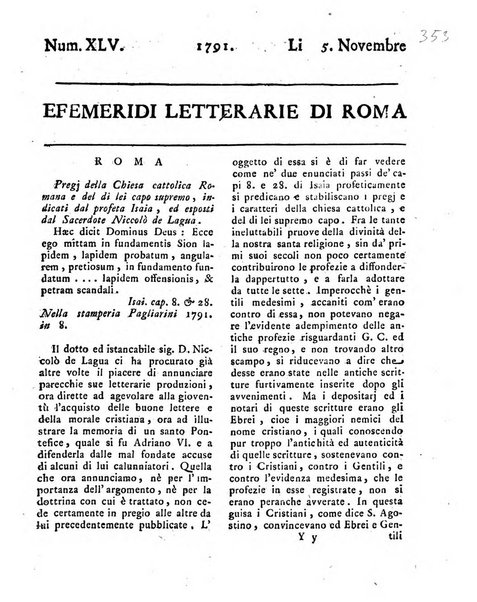 Efemeridi letterarie di Roma