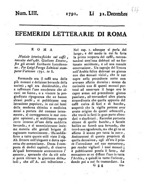 Efemeridi letterarie di Roma