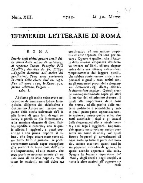 Efemeridi letterarie di Roma