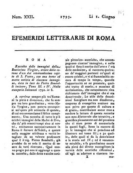 Efemeridi letterarie di Roma