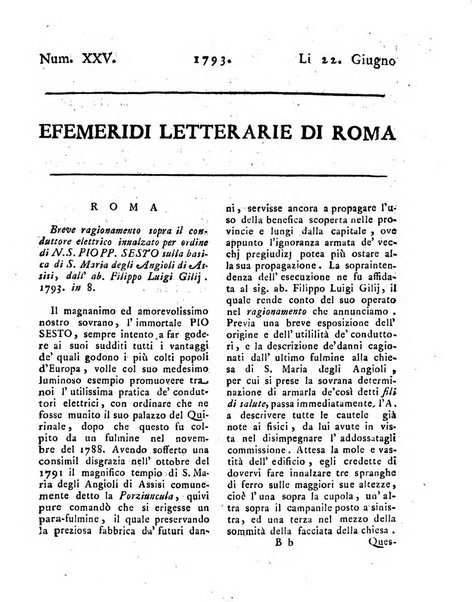 Efemeridi letterarie di Roma