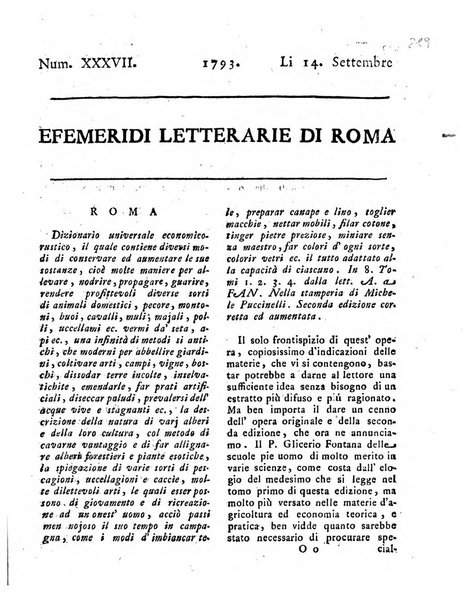 Efemeridi letterarie di Roma