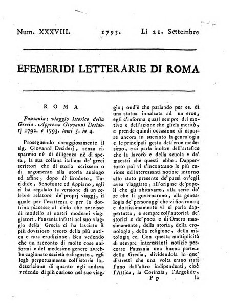 Efemeridi letterarie di Roma