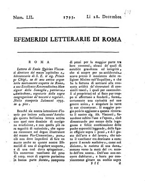 Efemeridi letterarie di Roma