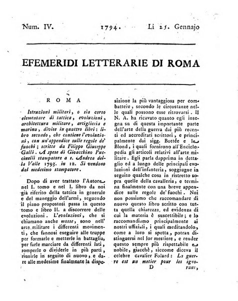 Efemeridi letterarie di Roma