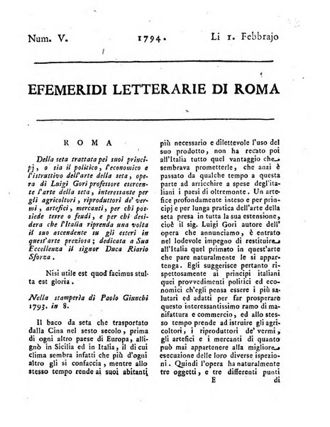 Efemeridi letterarie di Roma