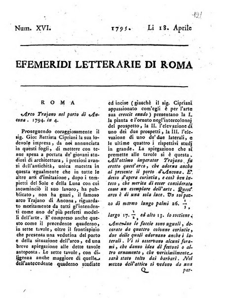 Efemeridi letterarie di Roma