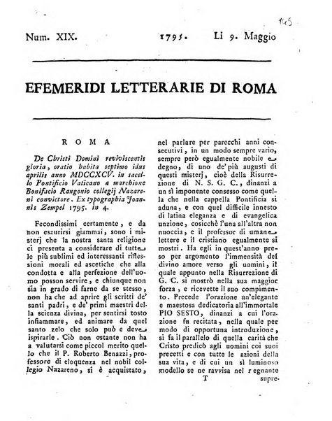 Efemeridi letterarie di Roma