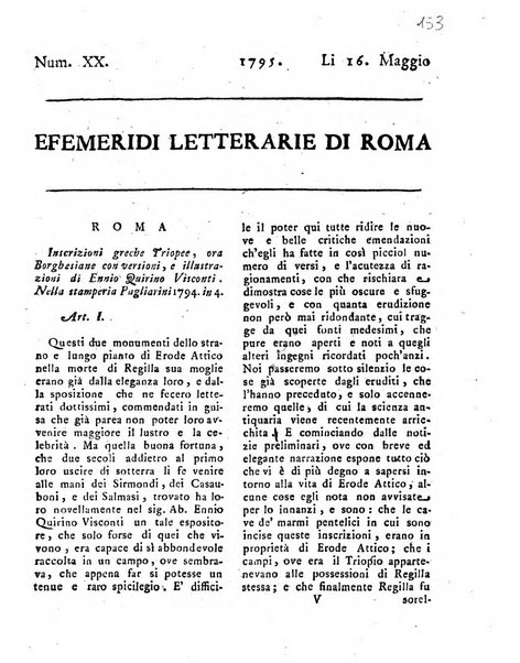 Efemeridi letterarie di Roma