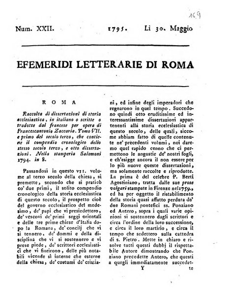 Efemeridi letterarie di Roma