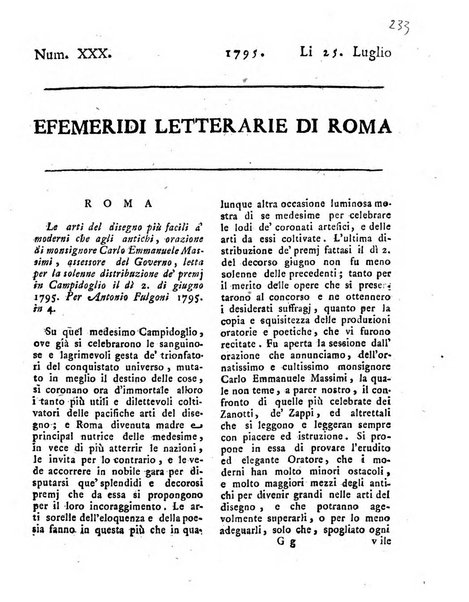 Efemeridi letterarie di Roma