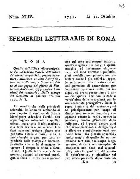 Efemeridi letterarie di Roma