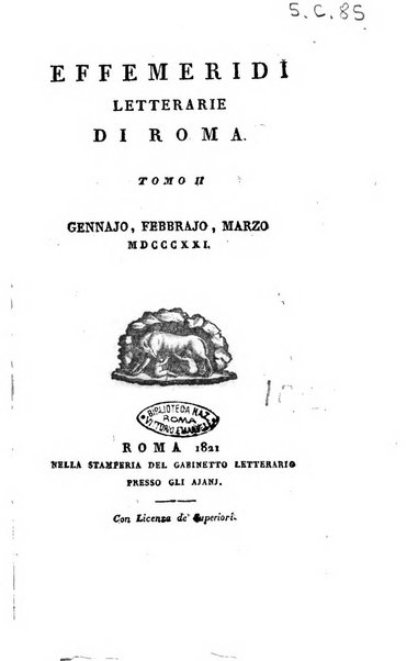 Efemeridi letterarie di Roma