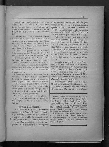 La fedeltà : giornale quindicinale della Società romana dei reduci dalle battaglie in difesa del papato