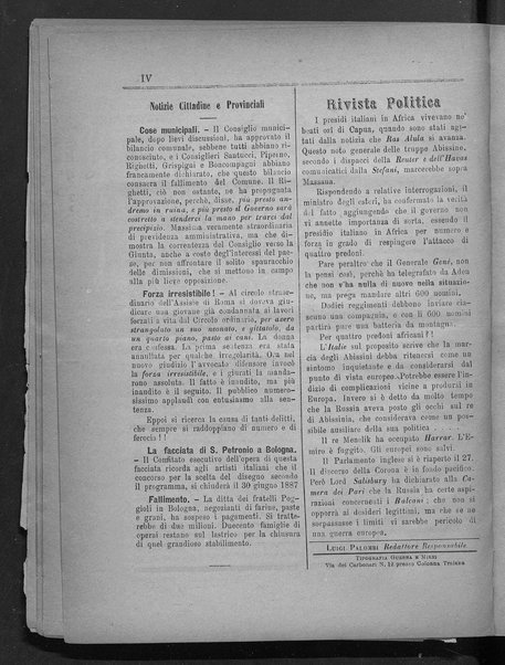 La fedeltà : giornale quindicinale della Società romana dei reduci dalle battaglie in difesa del papato