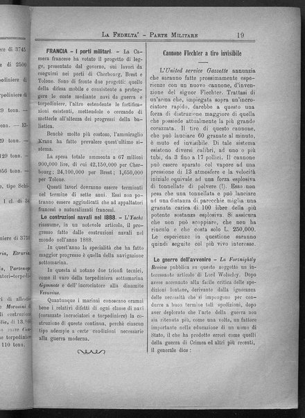 La fedeltà : giornale quindicinale della Società romana dei reduci dalle battaglie in difesa del papato